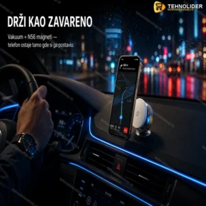 Magnetni Vakuum Držač za Telefon
