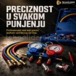 Alat za klime manometri + creva za punjenje klima uredjaji