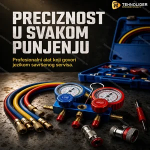 Alat za klime manometri + creva za punjenje klima uredjaji