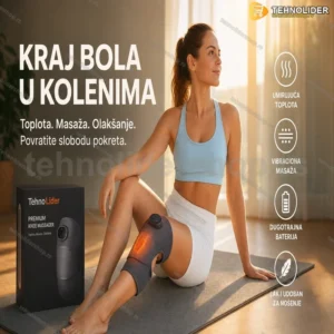 Masažer za Kolena i Ramena sa Grejanjem i Vibracijom – Oporavak i Ublažavanje Bola