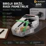 Mini Mašina za Brojanje Novčanica – Brza i Precizna Brojačica