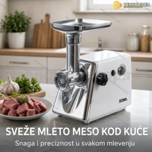 Mašina za mlevenje mesa BOMA – Snažan električni mlin za meso za domaćinstvo