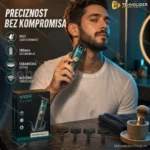 VGR V-961 Bežična Vodootporna Mašinica za Šišanje i Brijanje – IPX7