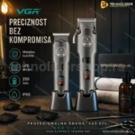 VGR V-675 Profesionalni Set za Šišanje – Metalno Kućište i LED Ekran