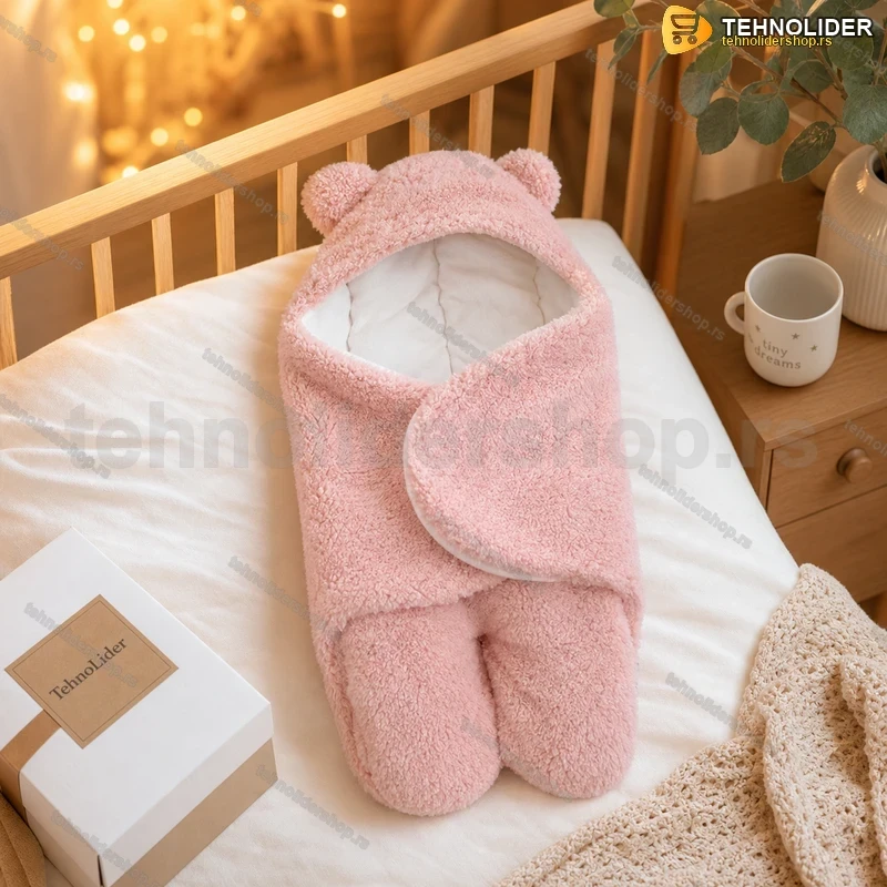 mekana-vreca-za-spavanje-za-bebe-babyblanket-roze-tehnolidershop Mekana vreća za spavanje za bebe BabyBlanket Roze