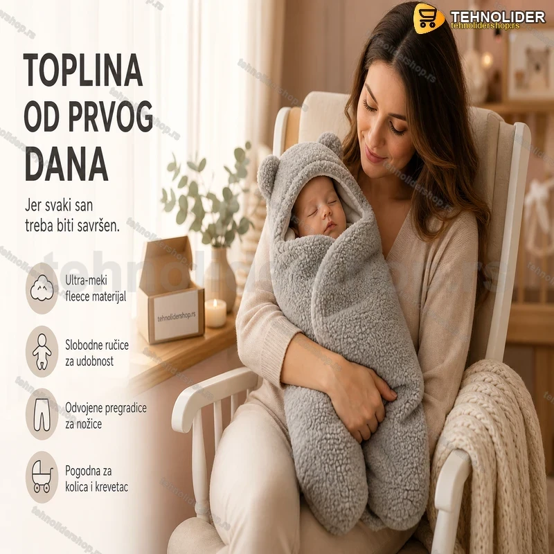 mekana-vreca-za-spavanje-za-bebe-babyblanket-sivo-tehnolidershop Mekana vreća za spavanje za bebe BabyBlanket Sivo