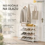 Metalni čiviluk sa cipelarnikom