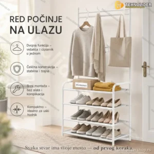 Metalni čiviluk sa cipelarnikom