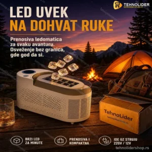 Mini Aparat za Led – Prenosivi Ledomat za Dom, Auto i Kampovanje