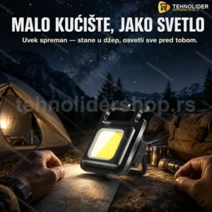 Mini Baterijska Lampa Ultra Snažna — Džepna LED Lampa 62mm