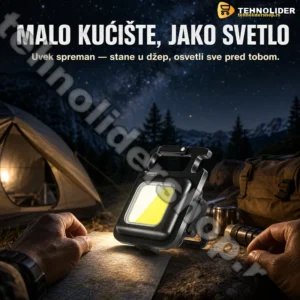 Mini Baterijska Lampa Ultra Snažna — Džepna LED Lampa 62mm