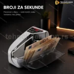 Mini Brojač Novca — Kompaktni Ručni Brojač Novčanica i Kovanica