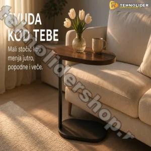 Mini klub stočić za kafu, knjige i doručak — sklopivi, 3 boje