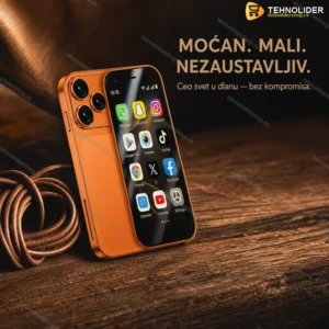 Mini pametni telefon 5G 4/64GB Android 14 sa HD kamerom