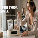 Mini Prenosiva Mašina za Veš 3L – Sklopiva Putna Perilica za Ručni Prtljag