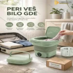 Mini Sklopiva Mašina za Veš – Kompaktno Pranje Bilo Gde