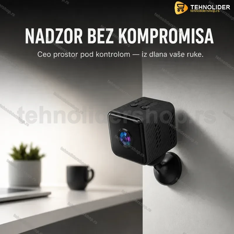 Mini WiFi špijunska kamera 1080P HD sa noćnim vidom i detekcijom pokreta Mini WiFi špijunska kamera 1080P HD sa noćnim vidom i detekcijom pokreta