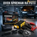 Starter Akumulatora sa Kompresorom – Mobilni Punjač i Jump Starter za Auto