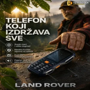 Mobilni telefon Land Rover Dual sim Srpski meni