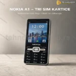 Mobilni telefon Nokia A1 sa 3 sim kartice Srpski meni