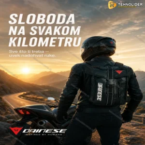 Dainese Moto Torbica za Nogu – Praktična Taktička Torbica za Motocikliste