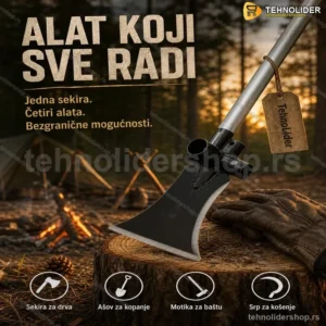 Multifunkcionalna Sekira 4u1 — Sekira, Ašov, Motika i Srp