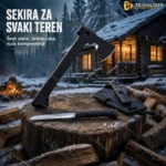Multifunkcionalna taktička sekira MT-20 sa nožem za pilanje