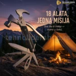 18 u 1 Multifunkcionalni Čekić — Komplet Alata za Kuću, Kampovanje i Radionicu