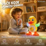 Razigrano Muzičko Pače – Svetleća Igračka za Decu od 0 do 7 godina