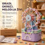 Panoramski Točak – Muzička Kutija za Sklapanje i Igru