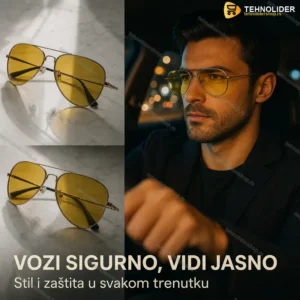 JHEYEWEAR NV3026 Unisex Naočare za Sunce sa 100% UVA&UVB Zaštitom