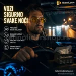 Naočare za Noćnu Vožnju – Žuta Sočiva protiv Odsjaja Farova