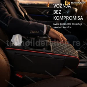 Naslon za ruke u autu sa organajzerom i memorijskom penom
