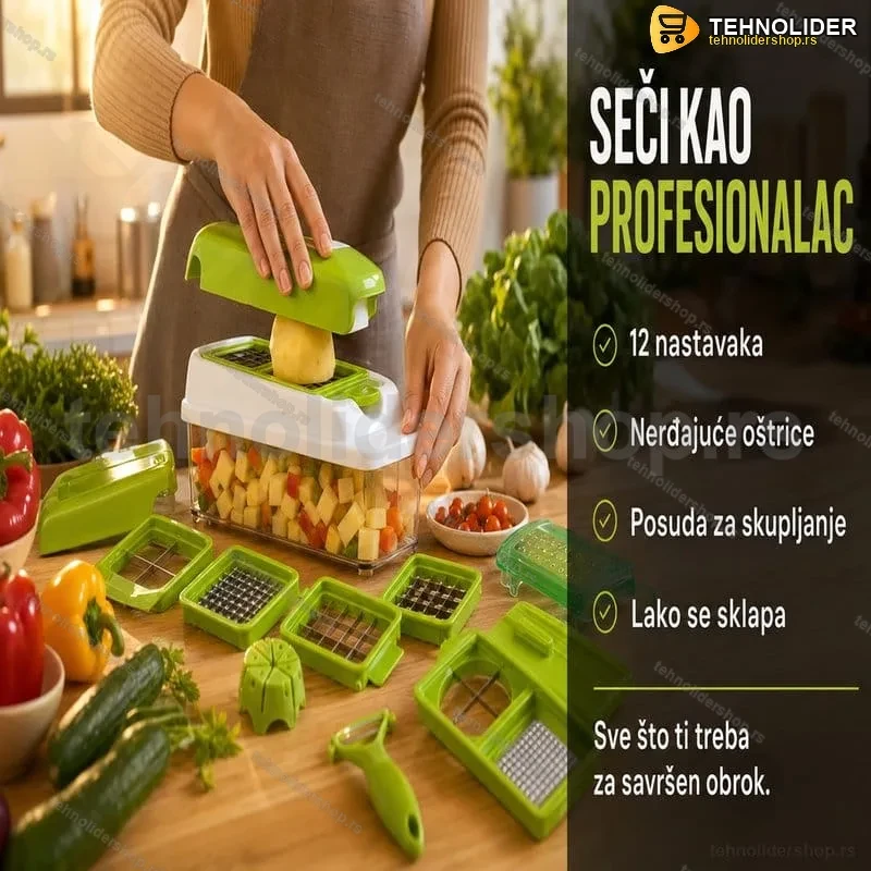 Nicer Dicer Plus – Multipraktični super secko Nicer Dicer Plus – Multipraktični super secko