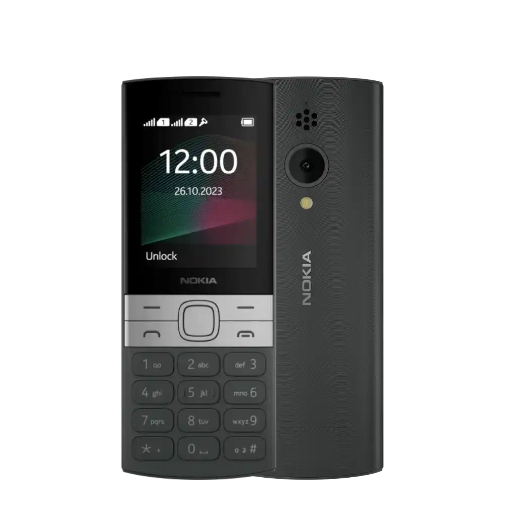 Nokia 150 Dual SIM crni mobilni telefon 2023 Nokia 150 Dual SIM - prednja strana