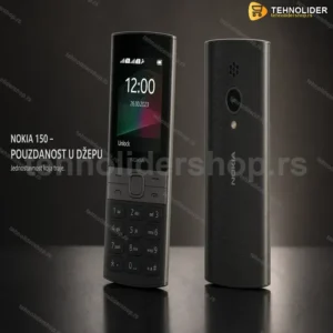 Nokia 150 Dual SIM crni mobilni telefon 2023