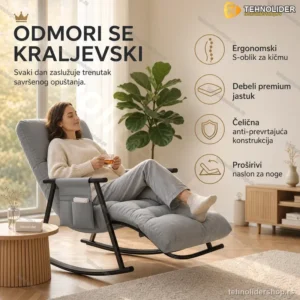 Lux Relax Nordijska stolica ljuljaška