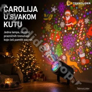 Novogodišnji PROJEKTOR sa prazničnim motivima
