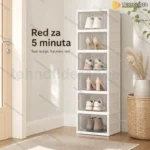Organizator za Obuću – Set od 6 Providnih Kutija za Sortiranje