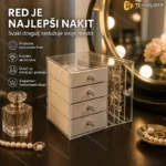 Organizer za nakit sa fiokama – kutija za odlaganje nakita