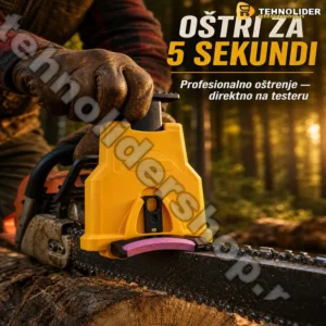 Univerzalni Oštrač Lanca za Motornu Testeru – Brzo Oštrenje za 5 Sekundi