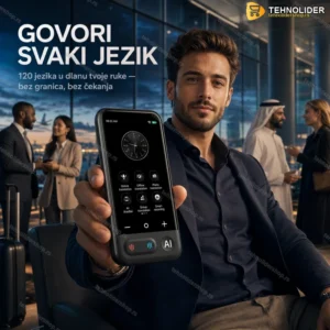 AI Translator – Pametni prevodilac sa ChatGPT integracijom i 4" IPS ekranom