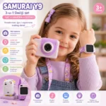 Pametni sat za decu 3u1 sa mini kamerom i dodacima