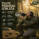 Parabolički Mikrofon za Posmatranje Prirode sa Slušalicama