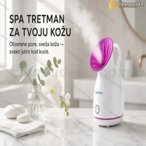 Parna stanica za lice sa inhalatorom 2u1