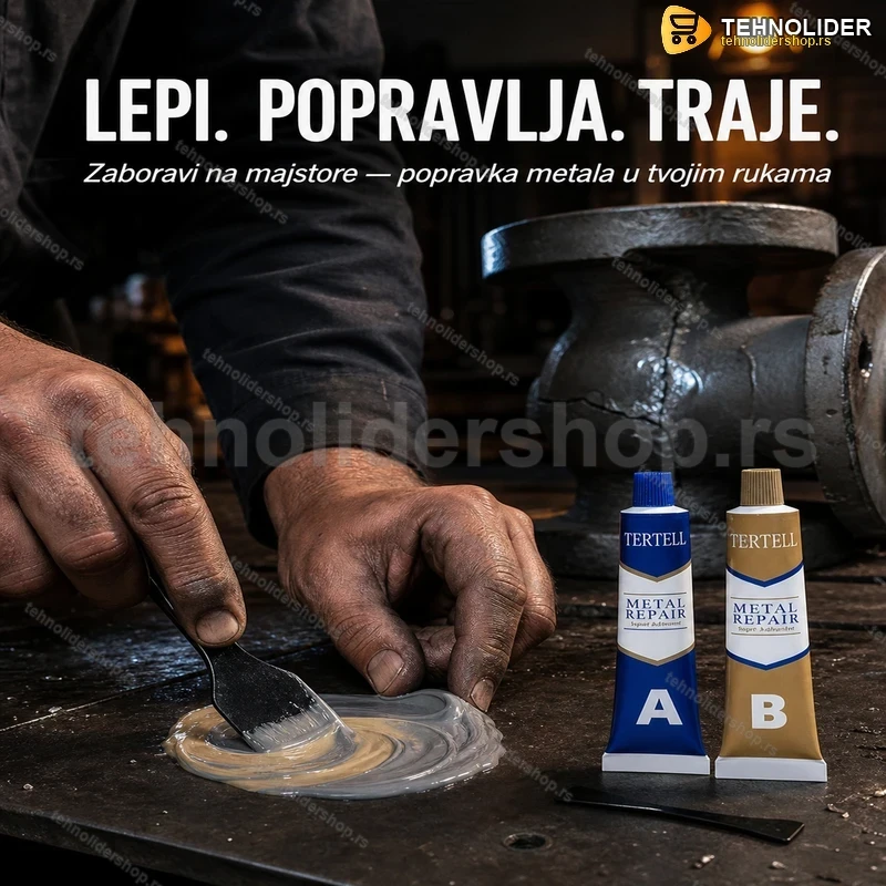 pasta-za-hladno-zavarivanje-ab-epoksidna-1-1-gratis-tehnolidershop AB Pasta za Hladno Zavarivanje Dvokomponentna Epoksidna - 2x100ml (1+1 GRATIS)