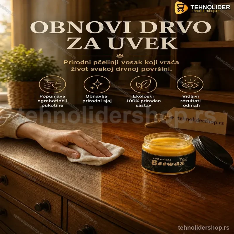 Pčelinji Vosak za Poliranje i Zaštitu Drveta – Prime Shop Pčelinji Vosak za Poliranje i Zaštitu Drveta – Prime Shop