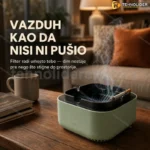 PuffPure™ Pepeljara za eliminisanje smrada cigaretnog dima sa filterom (1+1)