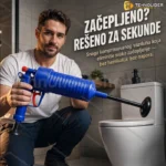 Pištolj za Čišćenje Odvoda – Pneumatski Čistač Začepljenih Cevi