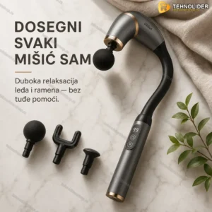 Pištolj za masažu sa produženom ručkom